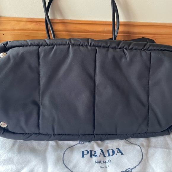 Authentic Prada Tesuto Bomber Tote - Picture 5 of 6